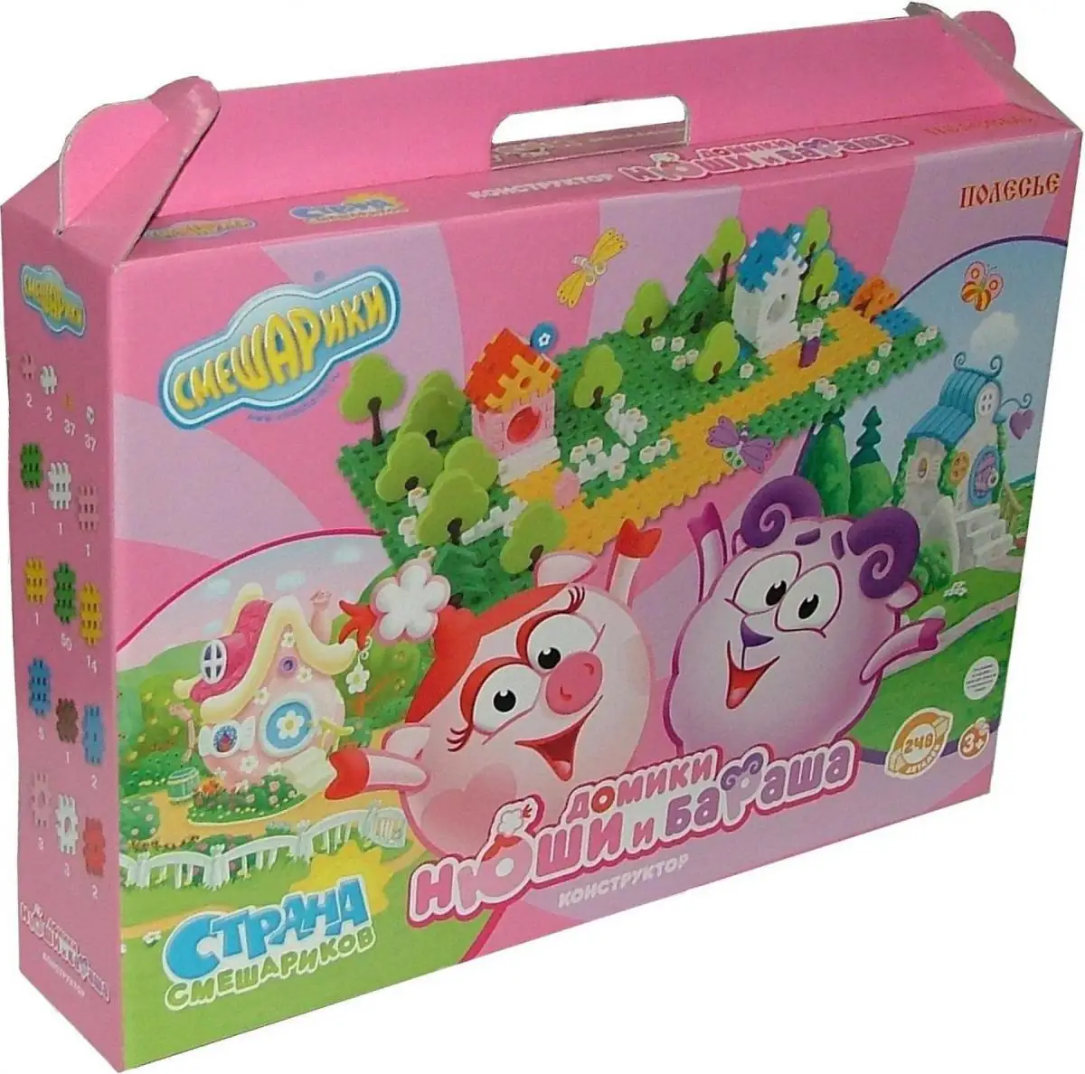 Конструктор &quotСмешарики&quot &quotДомики Нюши и Бараша&quot (в коробке)|Игрушечные