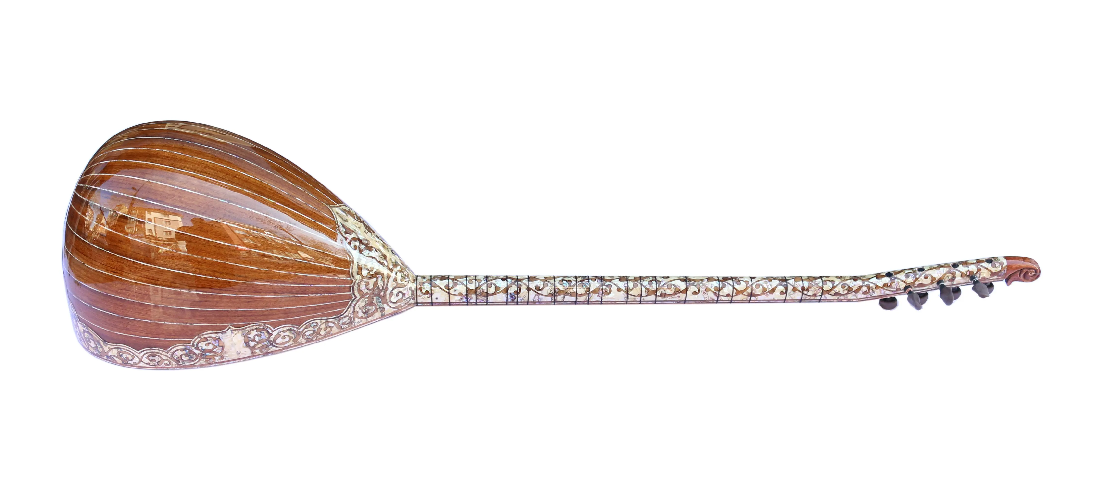Kopen Speciale Lange Hals Baglama Saz String Muziekinstrument Parel-1