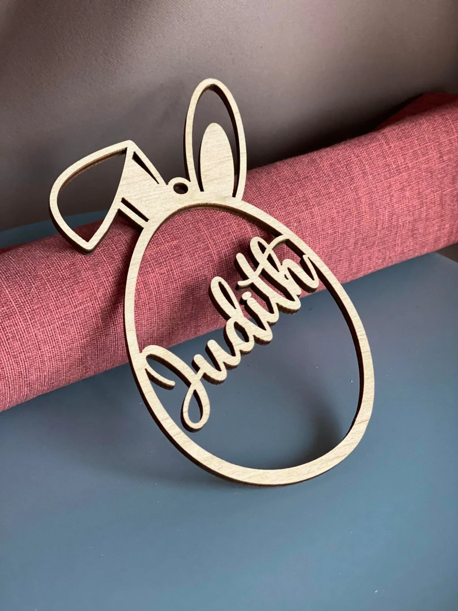 

Personalized Easter Basket NameTag Egg Tag Easter Basket Name Charm Easter egg Decoration Easter Place Settings Easter Gifts