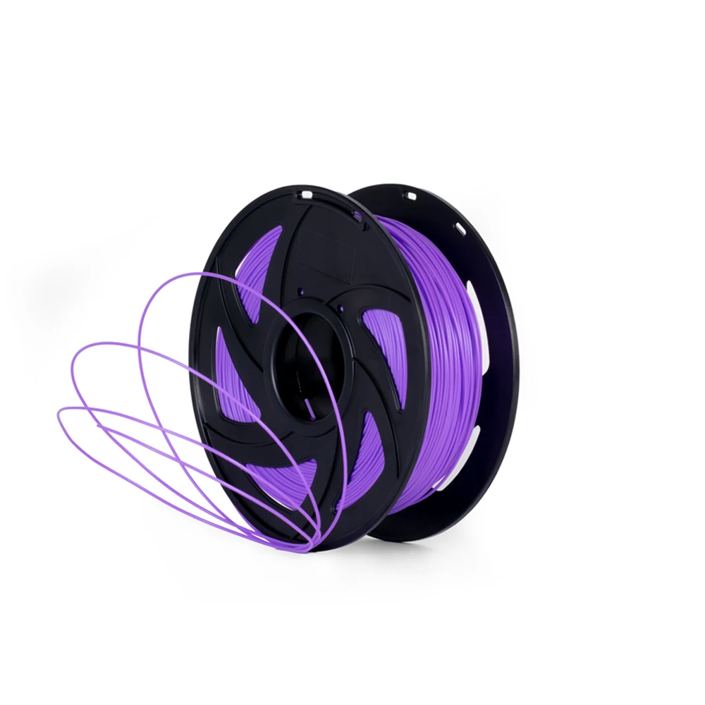 3D Printer Filament PLA Purple High Precision 1kg/spool 1.75mm for 3D Printing Eco-Friendly No Bubble