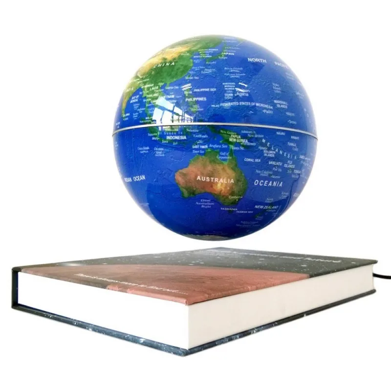 Левитирующий глобус на книге Земля (D 14см)| |