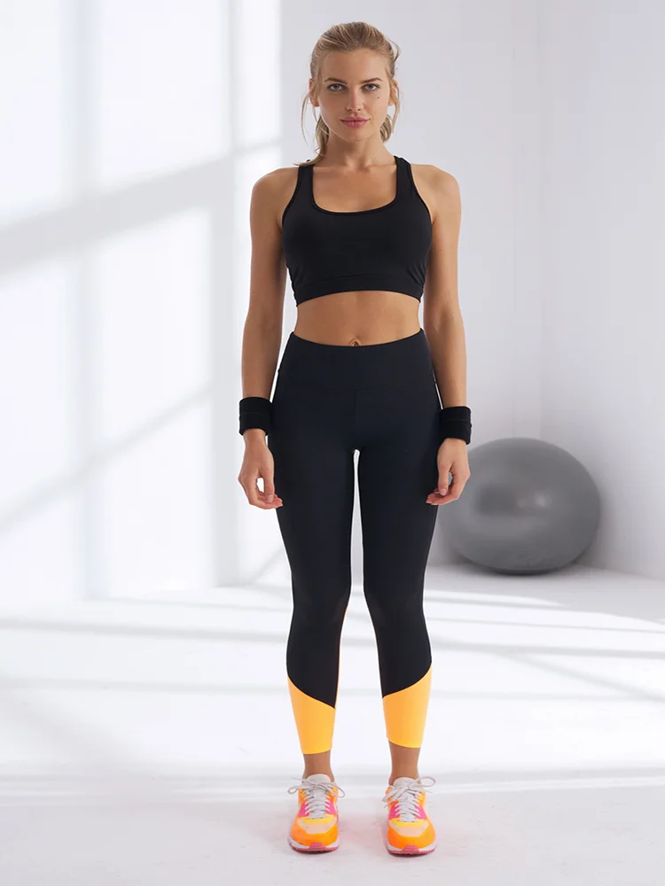 High Textured Polyamide Fabric Patterned Leggings Sport Women Fitness New Season Tights 2 Color Option XS Size