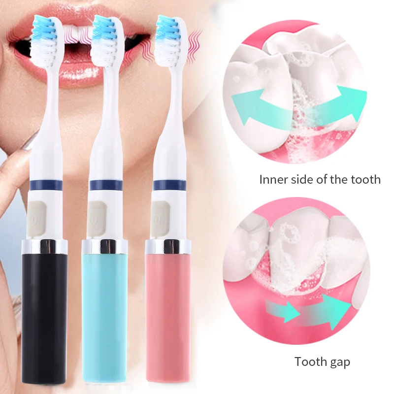 Электрическая зубная щетка звуковая волновая для здорового путешествия с 3