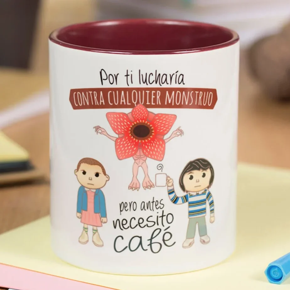 Забавный мужской подарок с надписью The Mente es wonderful sa Taza и веселым рисунком (серия