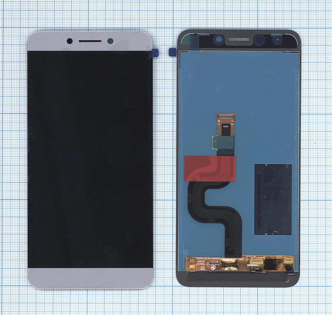 Дисплей (экран) в сборе с тачскрином для Leeco LE 2 PRO X620 X526 X527 серый | Мобильные
