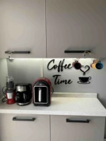 H gh Qual ty Coffee T me Wooden Modern Coffee Wall Decoration Frame For Kitchen Decor Home Appliances