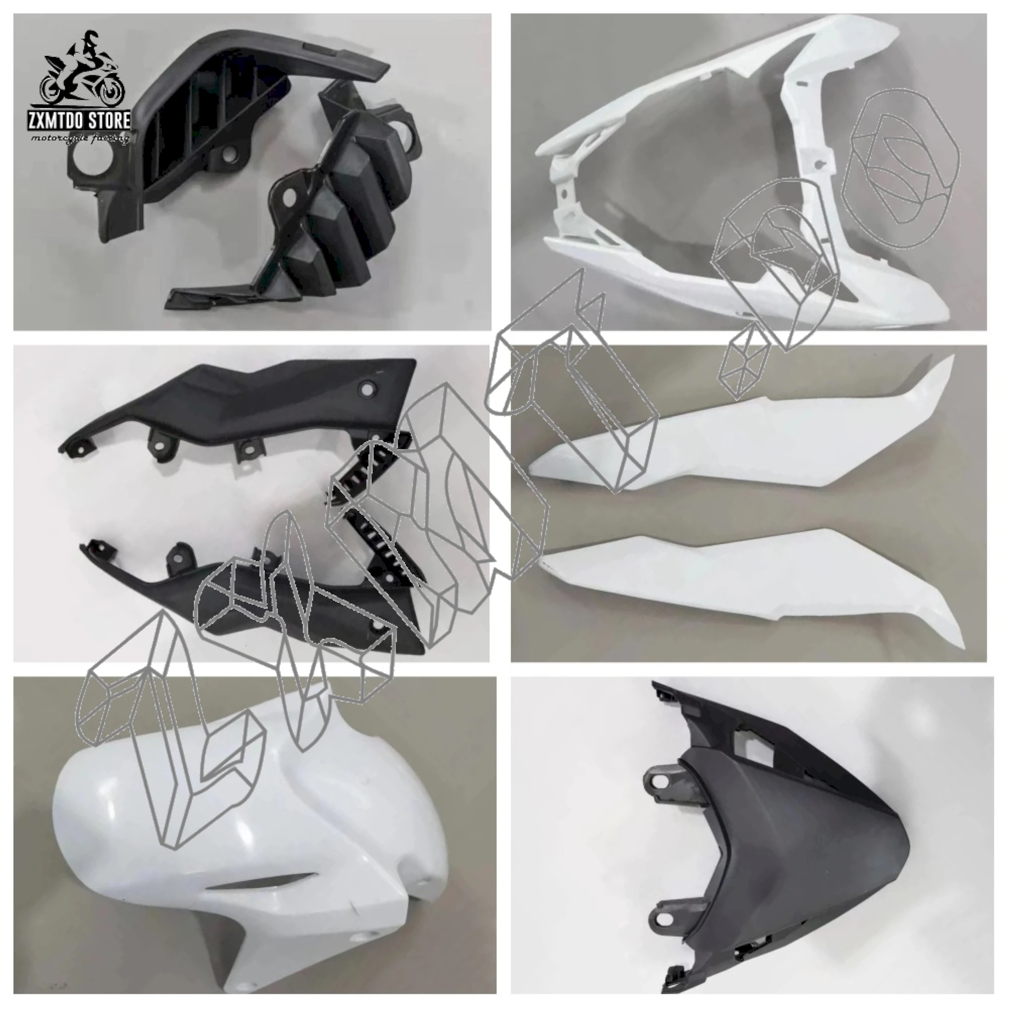 Fairing Kit For Honda CB500F 2016-2021 Injection plastic motorcycle body kit ABS plastic. мотопластик |
