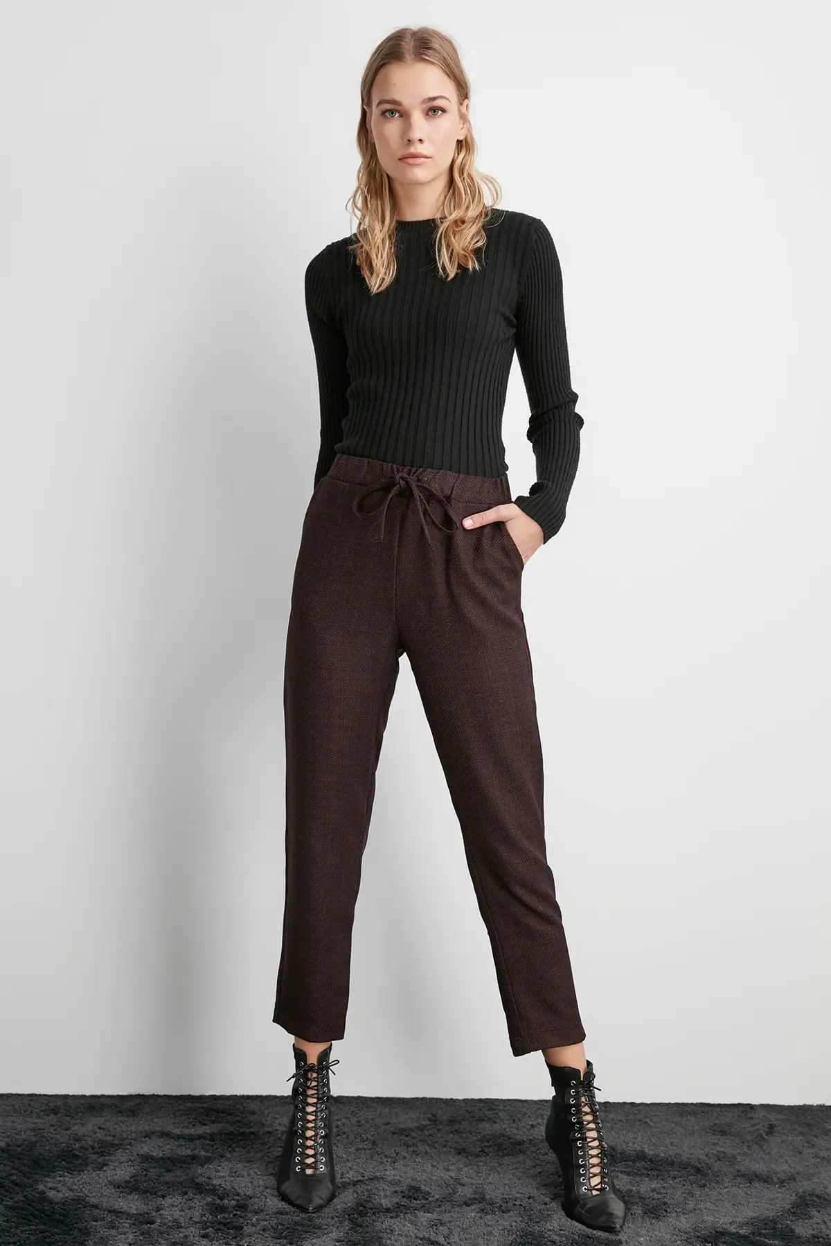 Trendyol Beli штаны TWOAW20PL0653