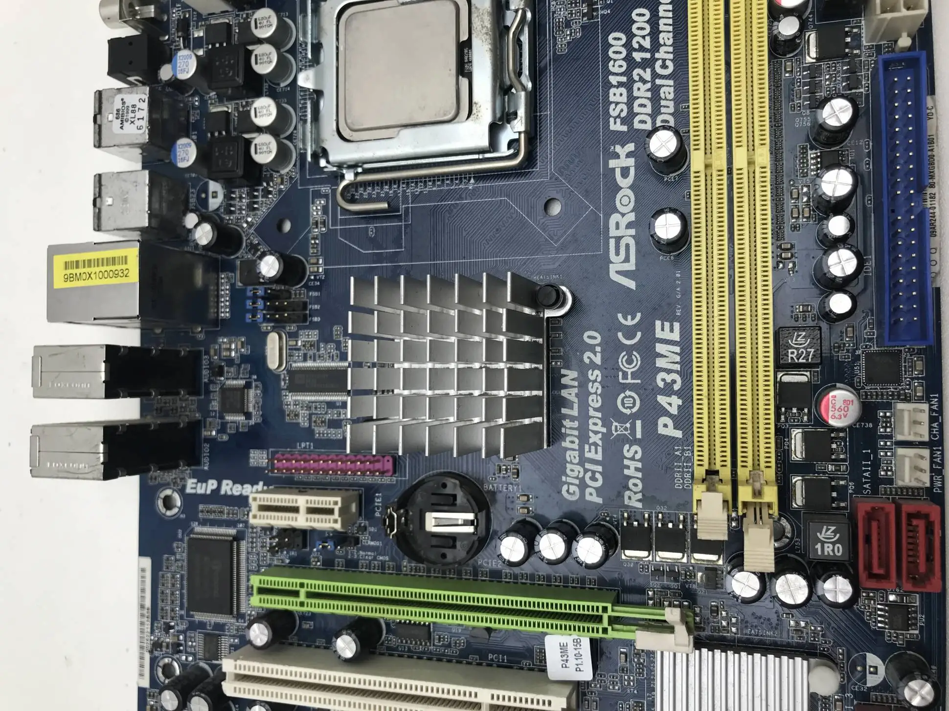 Материнская плата ASRock P43ME LGA775 | Компьютеры и офис