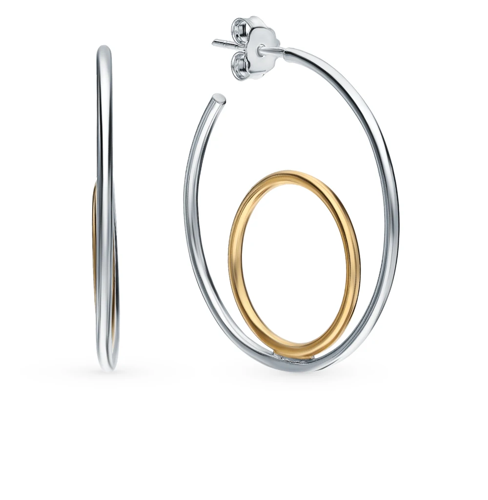 Серебряные серьги SUNLIGHT проба 925 | Украшения и аксессуары