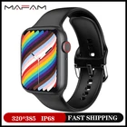 MAFAM W37 умные часы Серия 7 пользовательский циферблат BT вызов IP68 Водонепроницаемые женские Смарт-часы мужской фитнес-трекер PK HW22 W26 + HW12 HW16