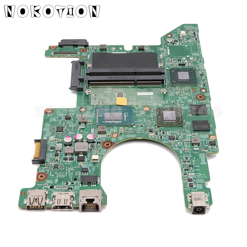 NOKOTION материнская плата для ноутбука Dell 14Z 5423 Материнская плата ноутбука K76FX 0K76FX CN-0K76FX 11289-1 плата SR0XL I5-3337U Процессор