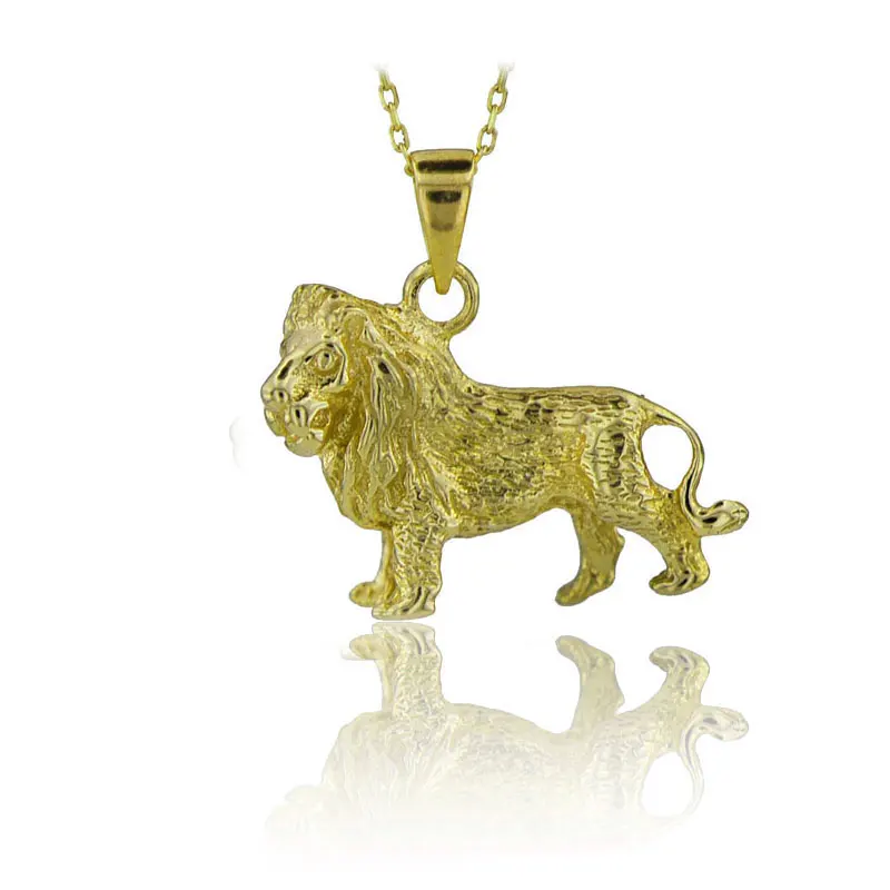 Lion Necklace 925 Sterling Silver Safari Lover Necklace