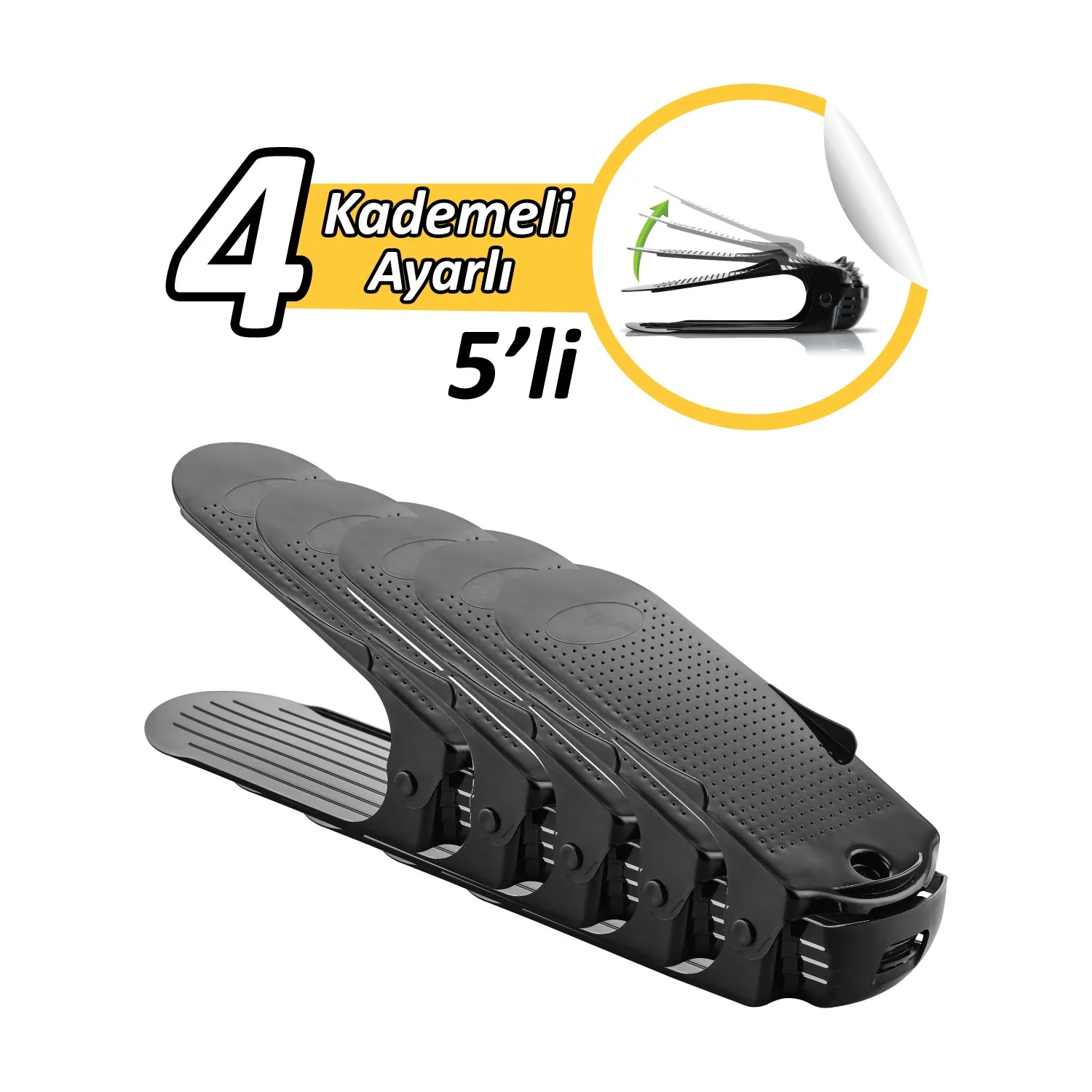 

10/20 Pcs Durable Adjustable the Shoe Organizer Shoes Support Slot Space Saving Cabinet Double Living Room Shoes