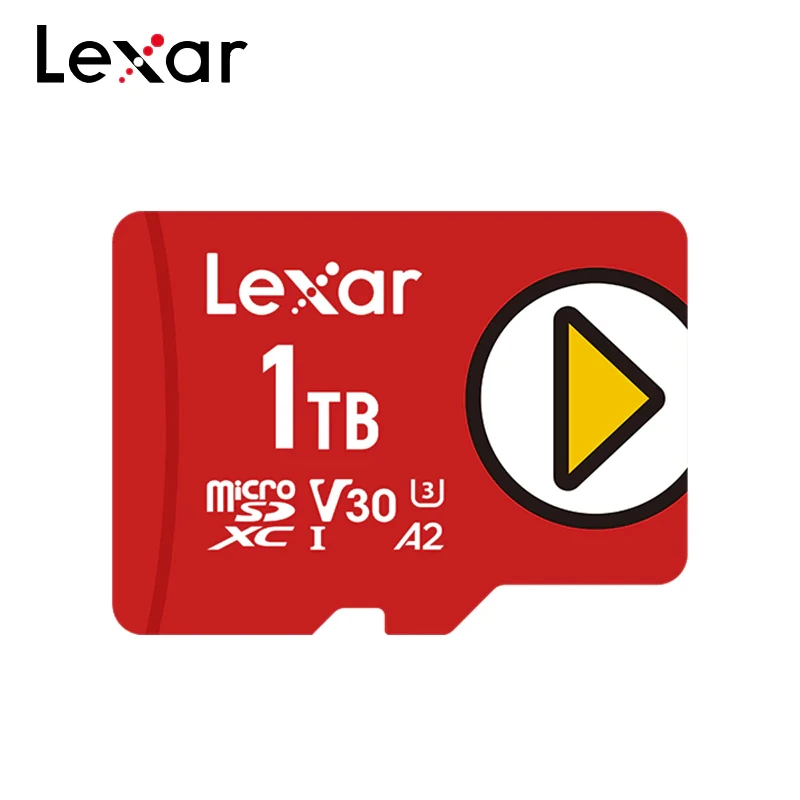 Карта памяти Lexar 512 ГБ 1 ТБ V30 U3 A2 PLAY Micro SDXC карта флэш-памяти C10 A1 256 TF-карта для
