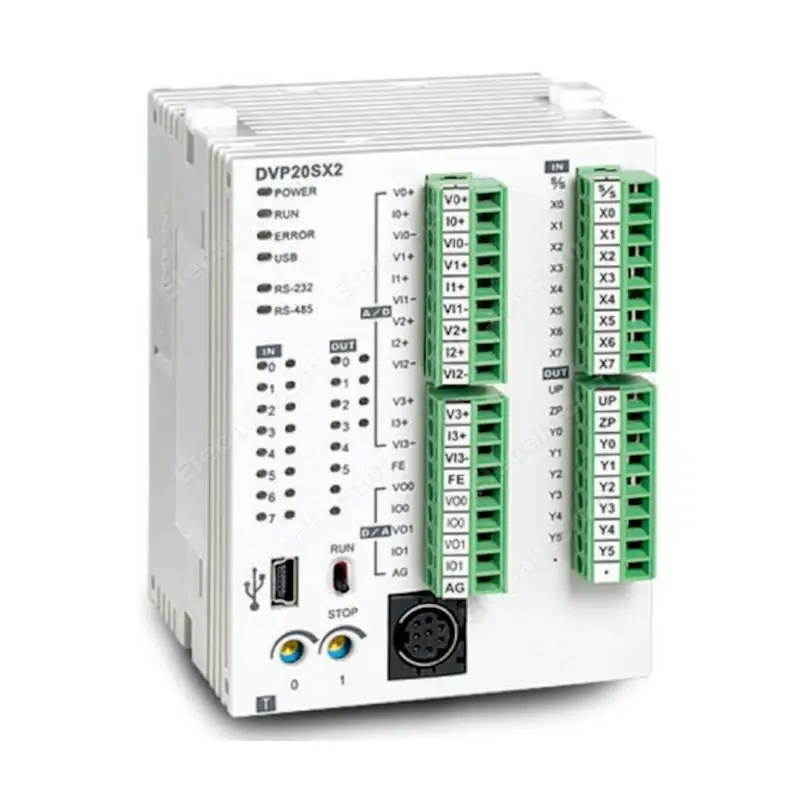 

DVP20SX211R DVP-S Процессор 8DI/6DO & 4AI/2AO программируемый логический контроллер 24DC блок программируемого контроллера Оригинальный Новый в коробке
