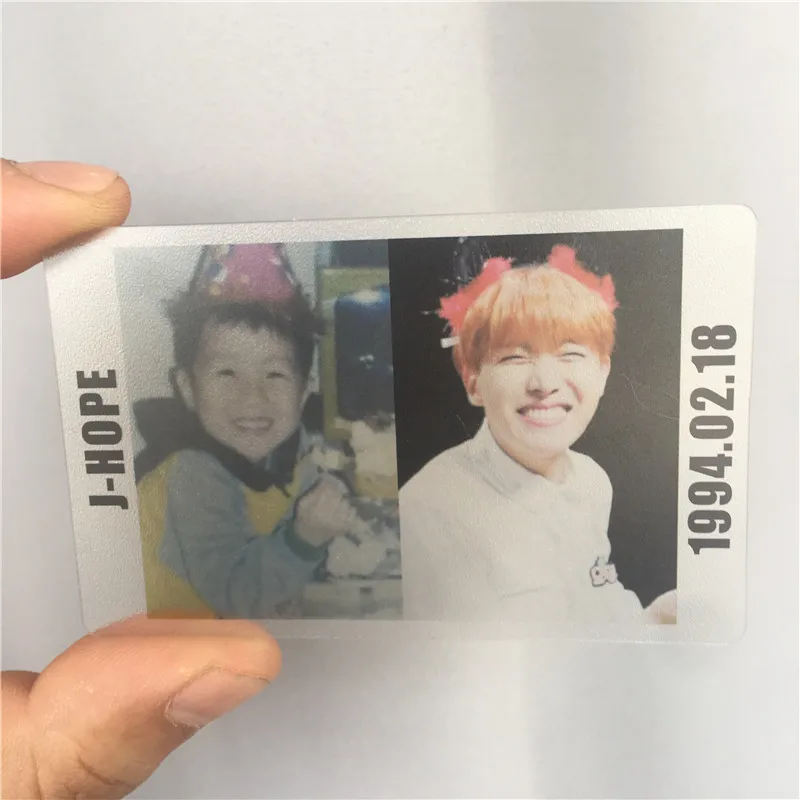 7 шт./компл. Kpop Bangtan мальчики день рождения Ablum ПВХ Lomo карта детство фото JIMIN JUNGKOOK SUGA