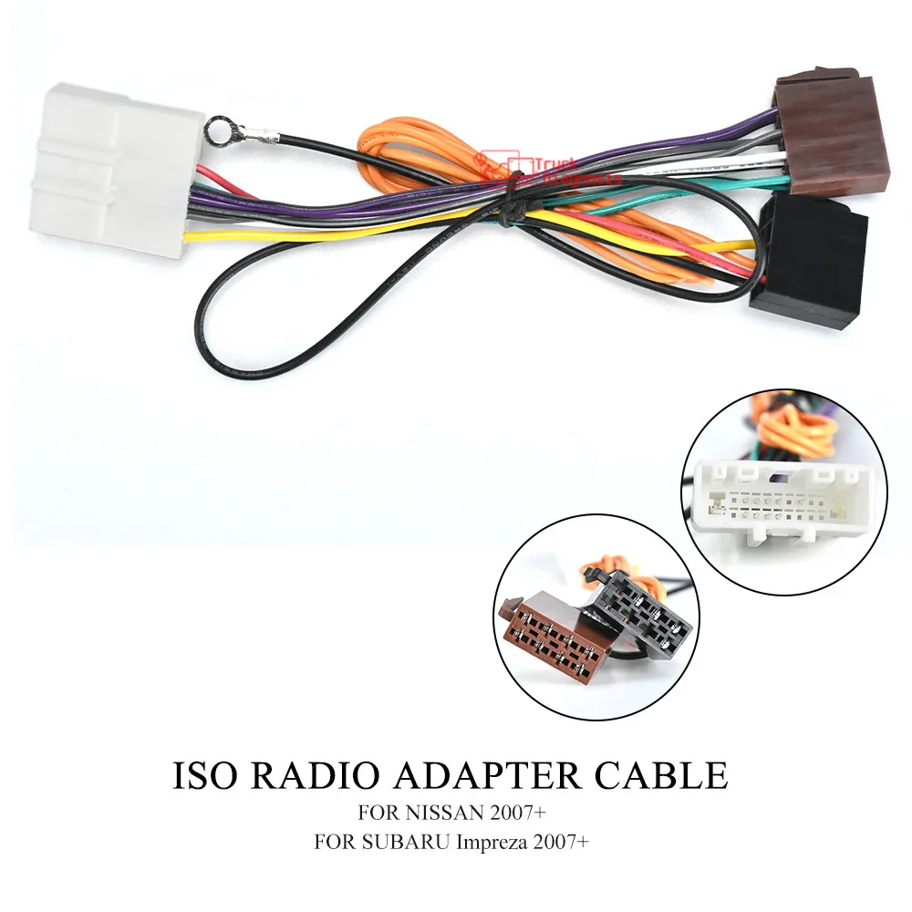 

12-036 ISO RADIO ADAPTER CABLE FOR NISSAN 2007+/SUBARU Impreza 2007+