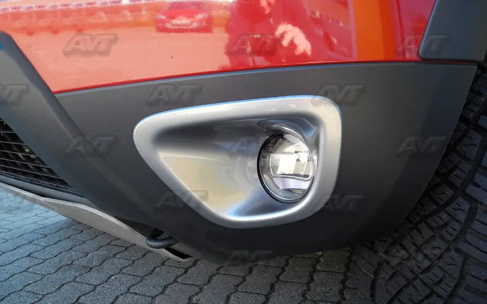 Чехлы для Renault/Dacia Duster 2010- на Противотуманные фары ABS пластик Аэро крыло динамическое литье украшение автомобиля Стайлинг тюнинг