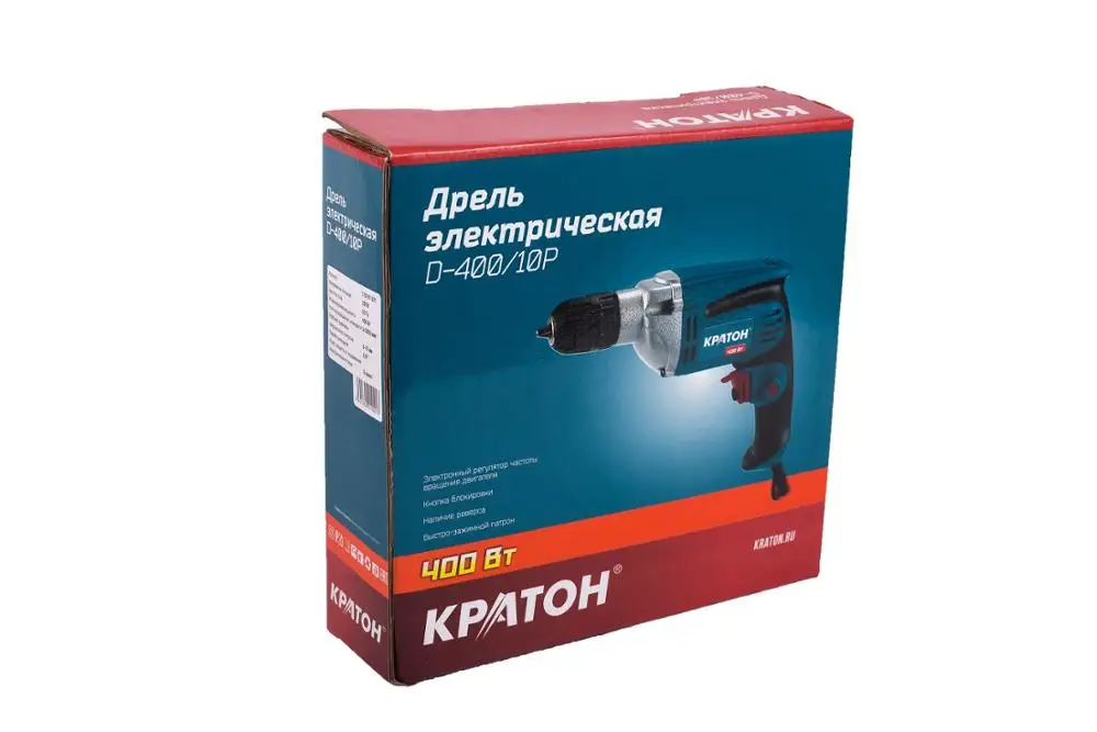 Дрель Кратон D 400/10P|min drill|drill 400w |