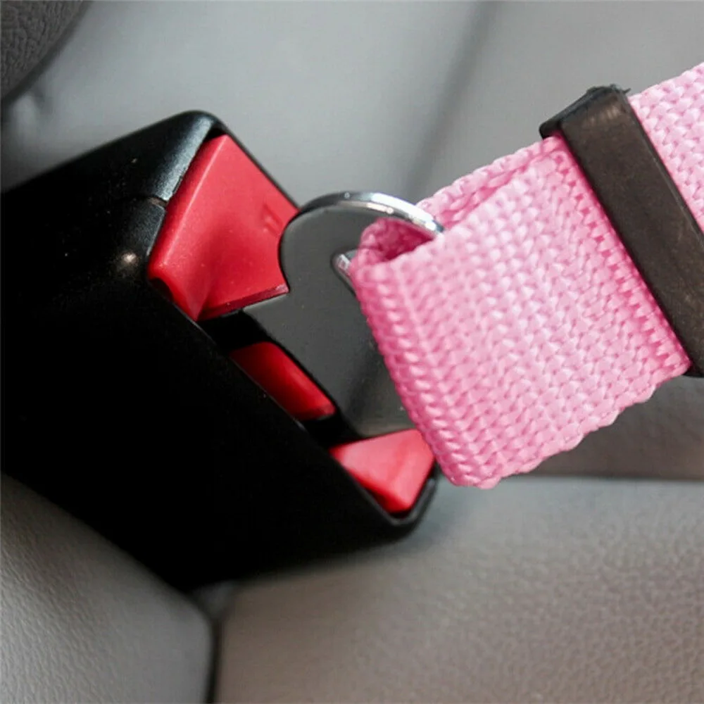 Adjustable Pet Cat Dog Safe Car Seat Nylon Belt belt Harness Leash Lead Clip 100g2280 |