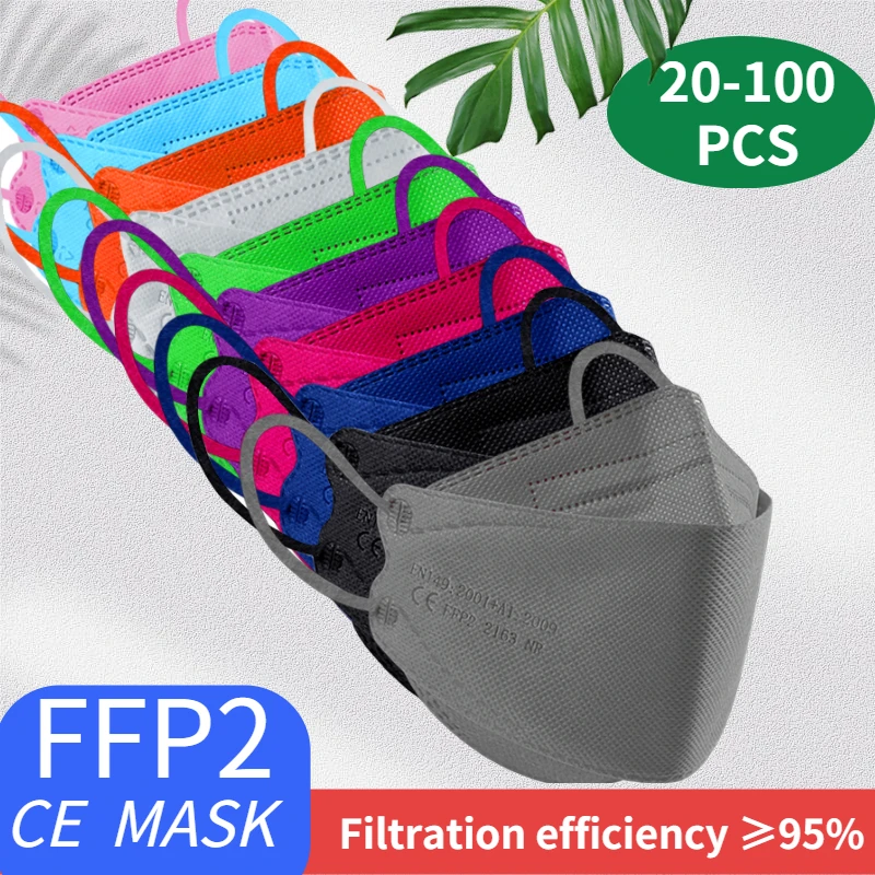 Маска для взрослых KN95 сертифицированные маски ffp2 kn95 многоразовая маска fpp2