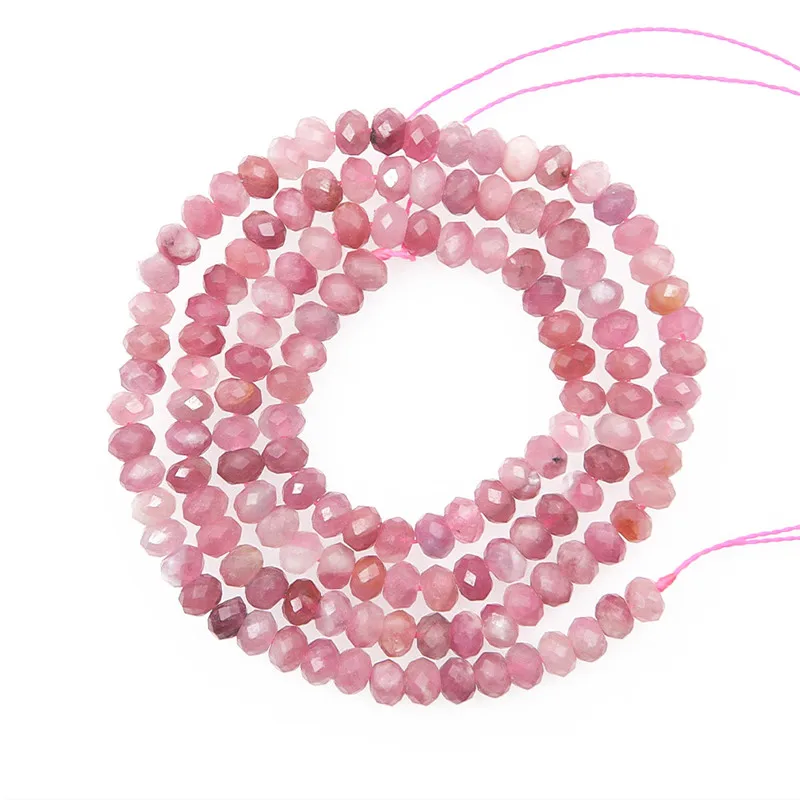 

Natural Gemstone Spinel Beads Strand Faceted Abacus 3x4mm For Making Jewelry DIY Handmade Bracelet Necklace