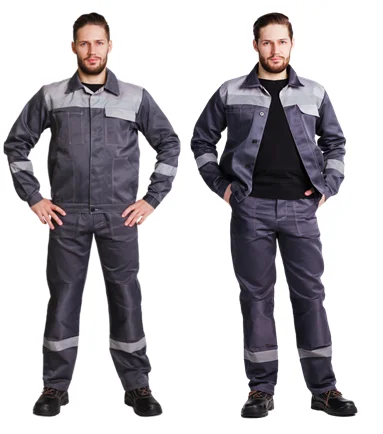 Костюм рабочий с брюками Тимбер ИТР Спецодежда Серый соп дача |