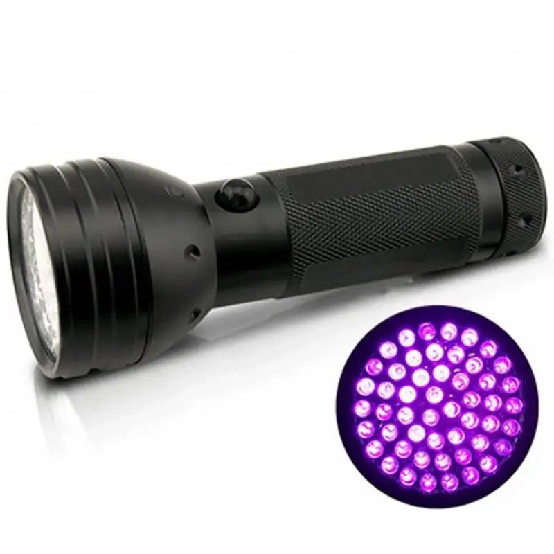 51 Ультрафиолетовый светодиодный мини фонарик портативный с защитой от