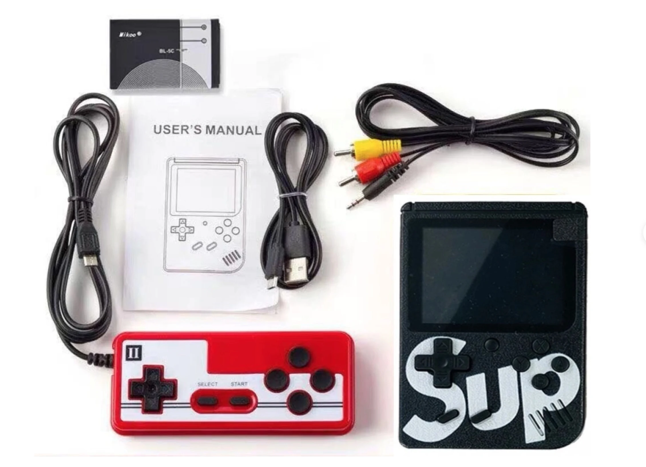 Портативная игровая консоль AMAI SUP Game BOX PLUS 400 в 1 с джойстиком |