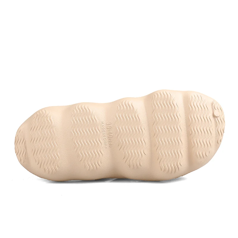 Пляжные шлепанцы унисекс летняя дышащая обувь желе без застежки с перфорацией