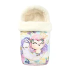 Меховой конверт на выписку для новорожденных, конверт в коляску, мешок в коляску для прогулки новорожденных