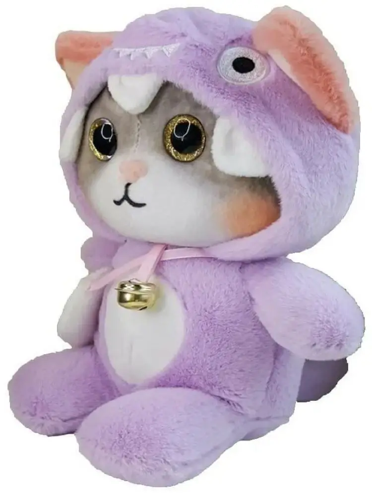 Мягкая игрушка "Котенок в пижаме кигуруми" новинка детская 2022 костюм с животными для детей.