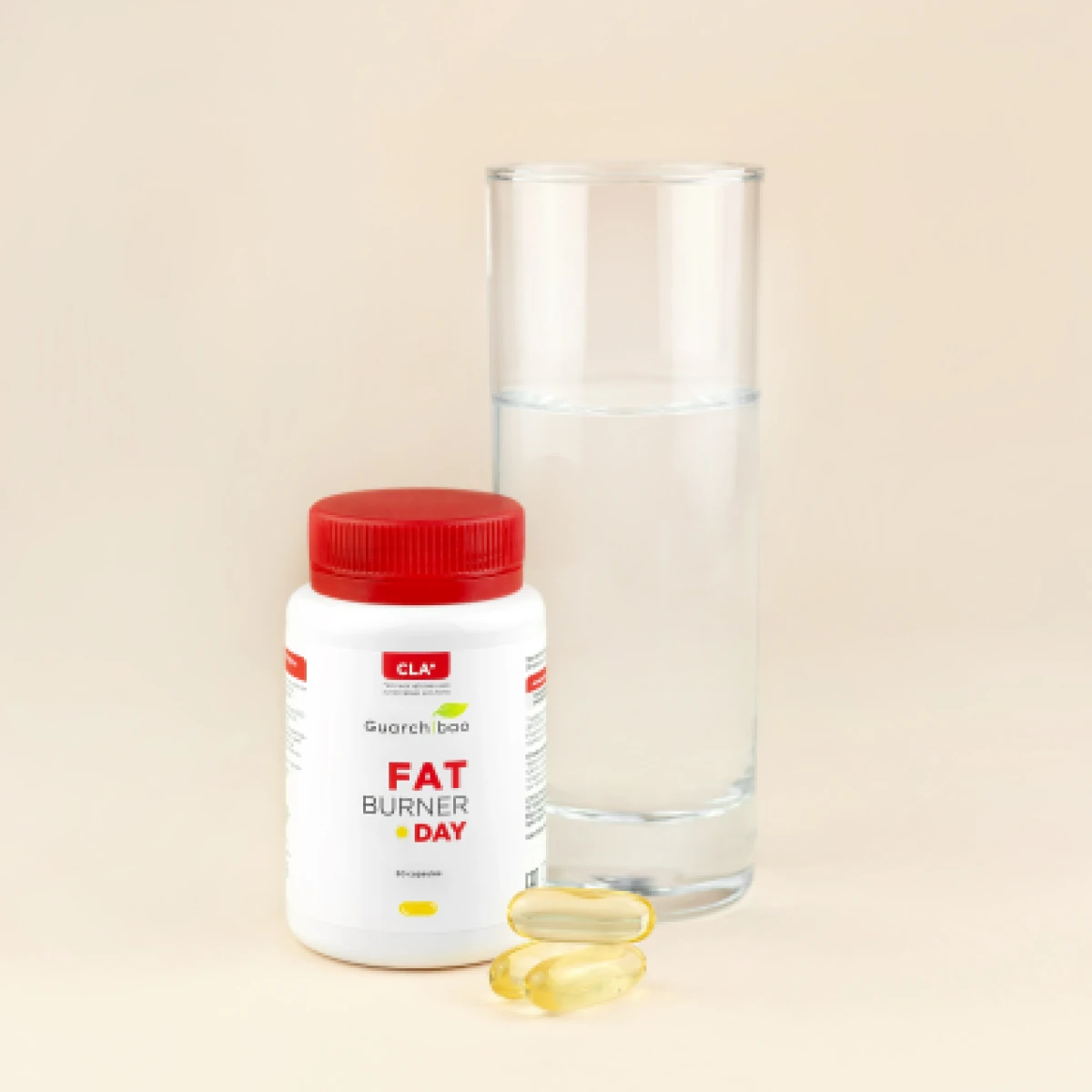 Жиросжигатель натуральный Guarchibao Fat Burner Day в капсулах. Капсулы для похудения.