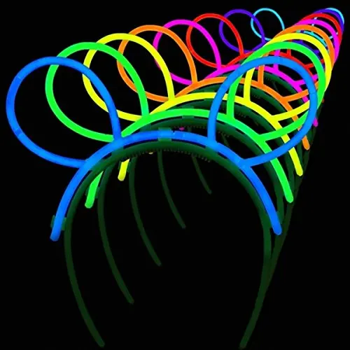 5 светящихся повязок на голову с кроличьими ушками | Дом и сад