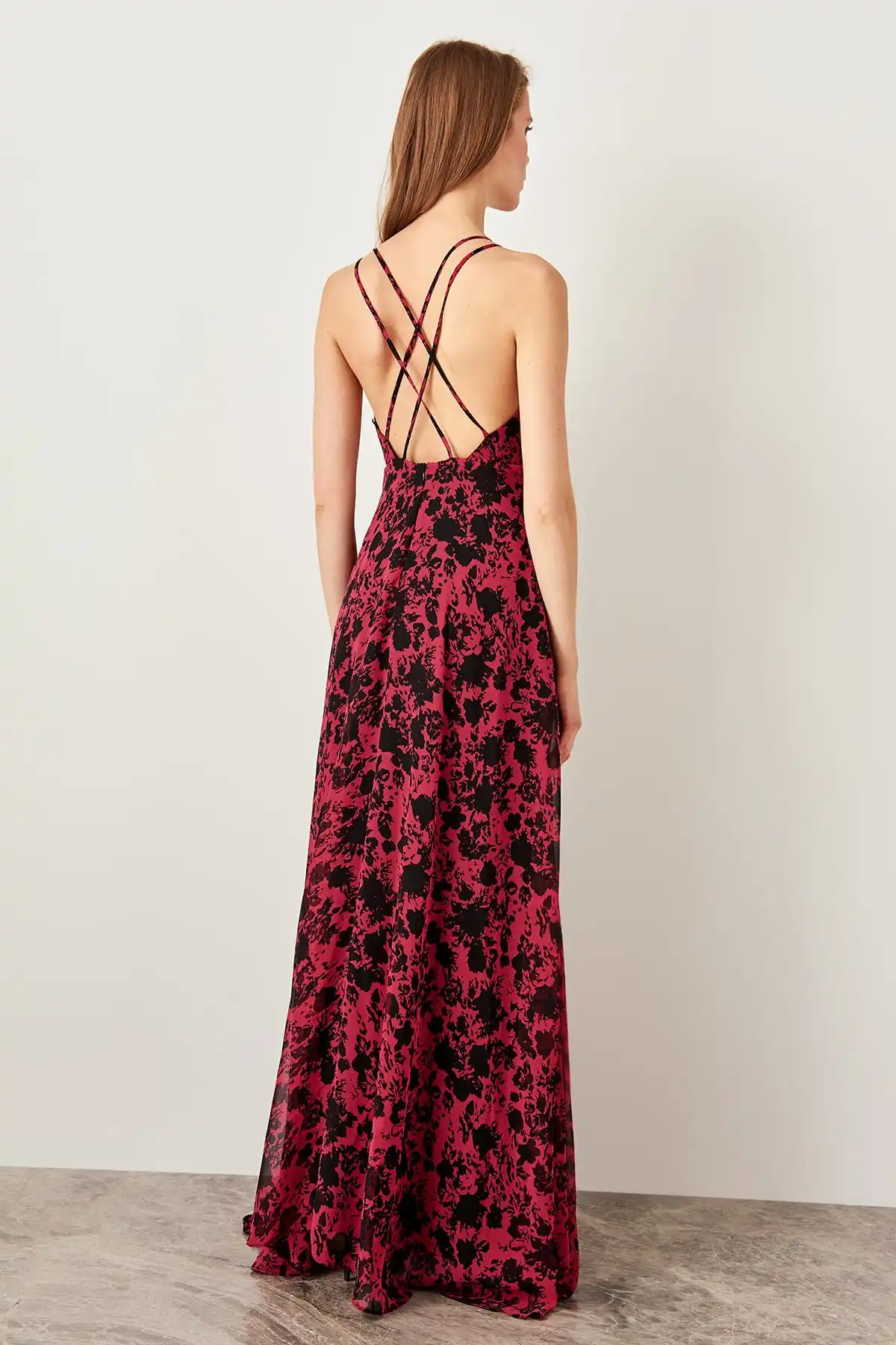 Trendyol вечернее платье с бретельками TPRSS19UT0057 | Свадьбы и торжества