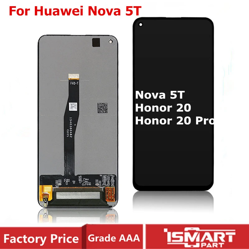OEM ЖК дисплей для Huawei Nova/5T с сенсорным экраном дигитайзер Honor 20 20Pro YAL L21 L61 L71