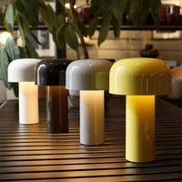 italian mushroom lamp portable wireless touch rechargeable table light usb desk desktop decoration bedroom night bright