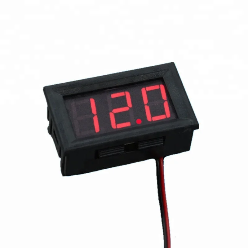 Цифровой вольтметр Taidacent с тремя цифрами 0 56 дюйма светодиодный цифровой дисплей