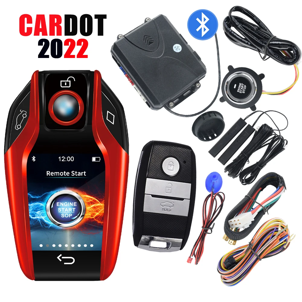 

Cardot Mobile App Remote Control Engine Button Start Stop Automation Keyless Entry System Automatic Central Locking Car Alarm