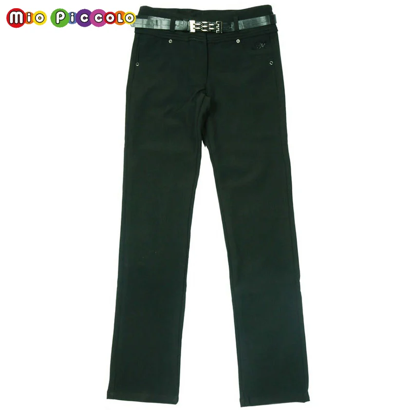 Брюки с поясом для девочки школьные брюки 2019 детская одежда | Детская и обувь