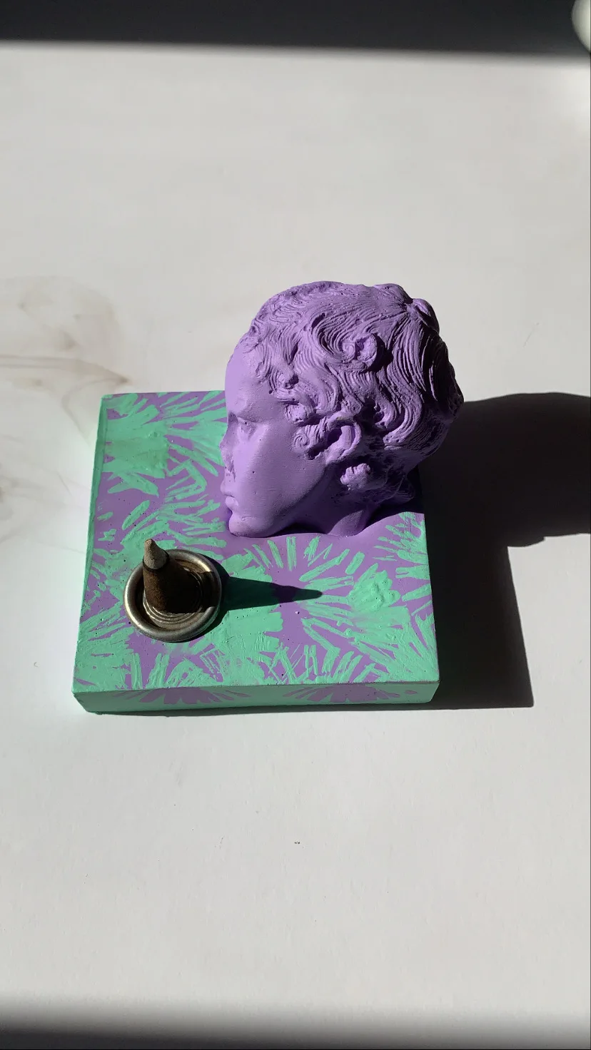 

Eros in Pastel shades conical incense burners