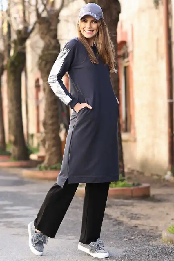 

Muslim Fashion Muslim Sportswear Muslim Sport Tunic Homewear Tracksuit Outdoor Sport Wear Track Suit for Women Dreess