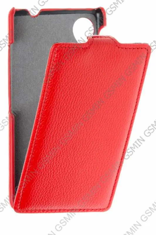 Кожаный чехол для Fly IQ 4412 Quad Coral Armor Case &quotFull&quot (Красный) | Мобильные телефоны и