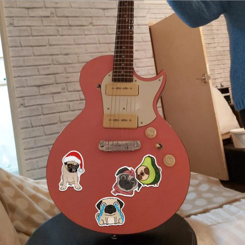 Наклейки 100 шт./лот в виде милых Мопсов собак и животных для девочек наклейка с