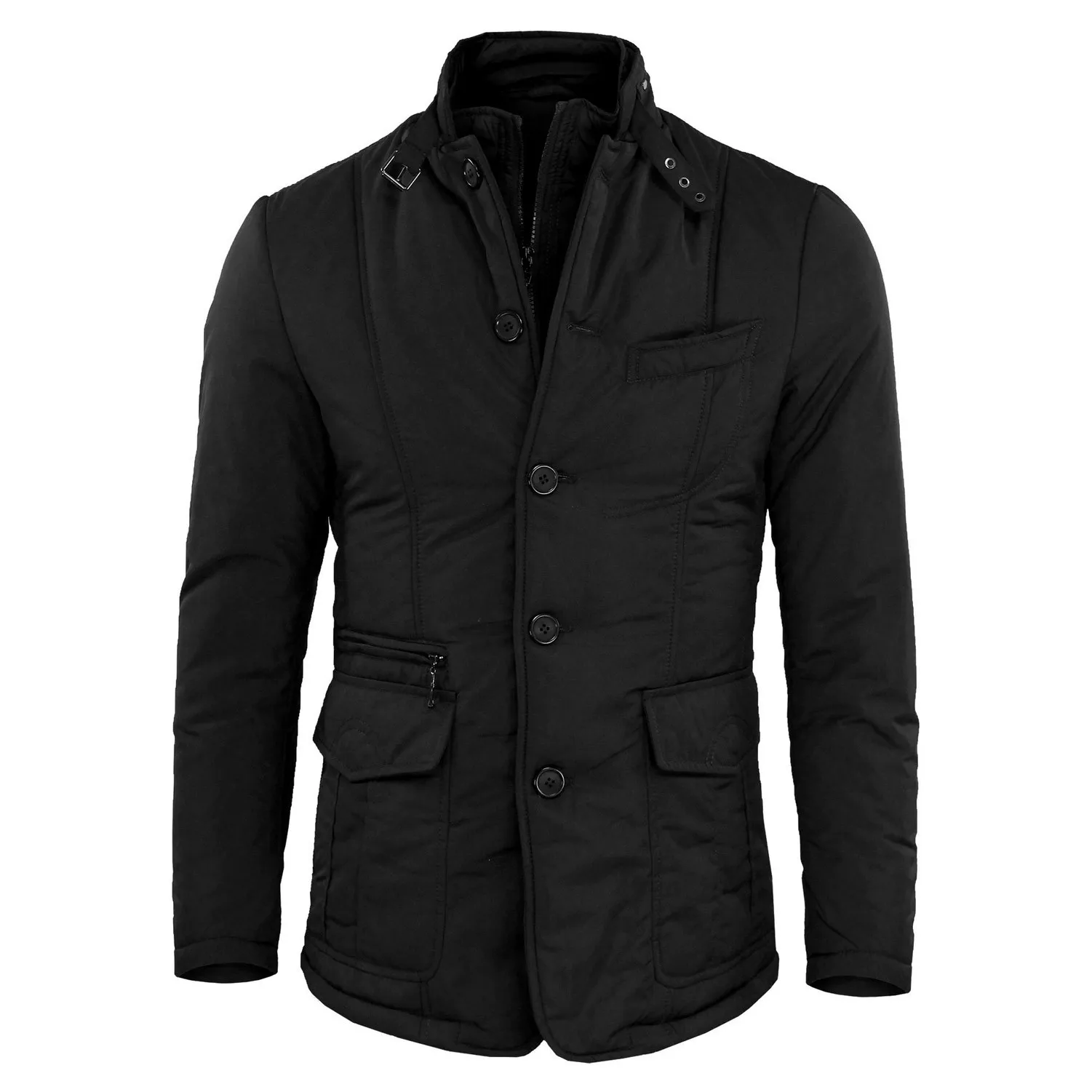 Жилет мужской зимний приталенный элегантный Блейзер Куртка дизайнерские