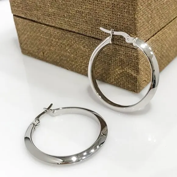 Сережки-кольца в итальянском стиле от AliExpress RU&CIS NEW