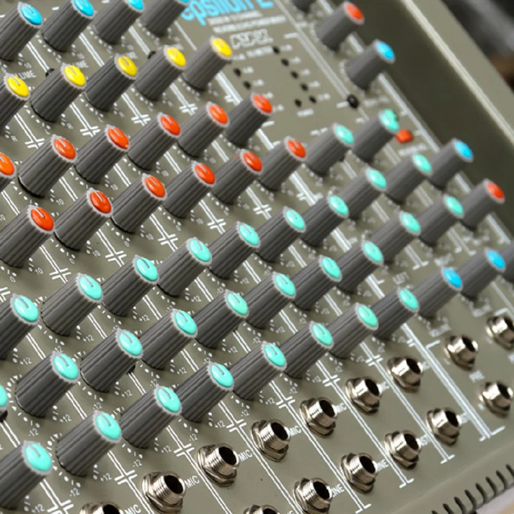 Epsilon2 мощный ed миксер 2x500 ватт эхо реверберации 10 каналов 4 XLR Mic/Line Native инструмент