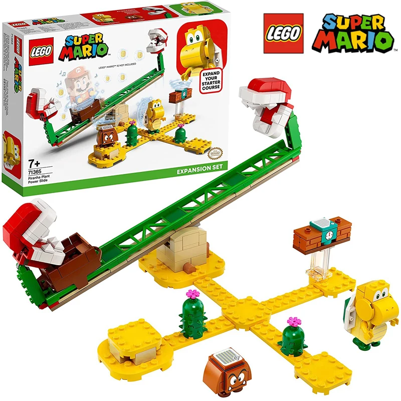 

LEGO Super Mario Piranha Plant Powerslide Supplementary Adventure Set 71365 Creative Collectible Gift Toy For Children Original