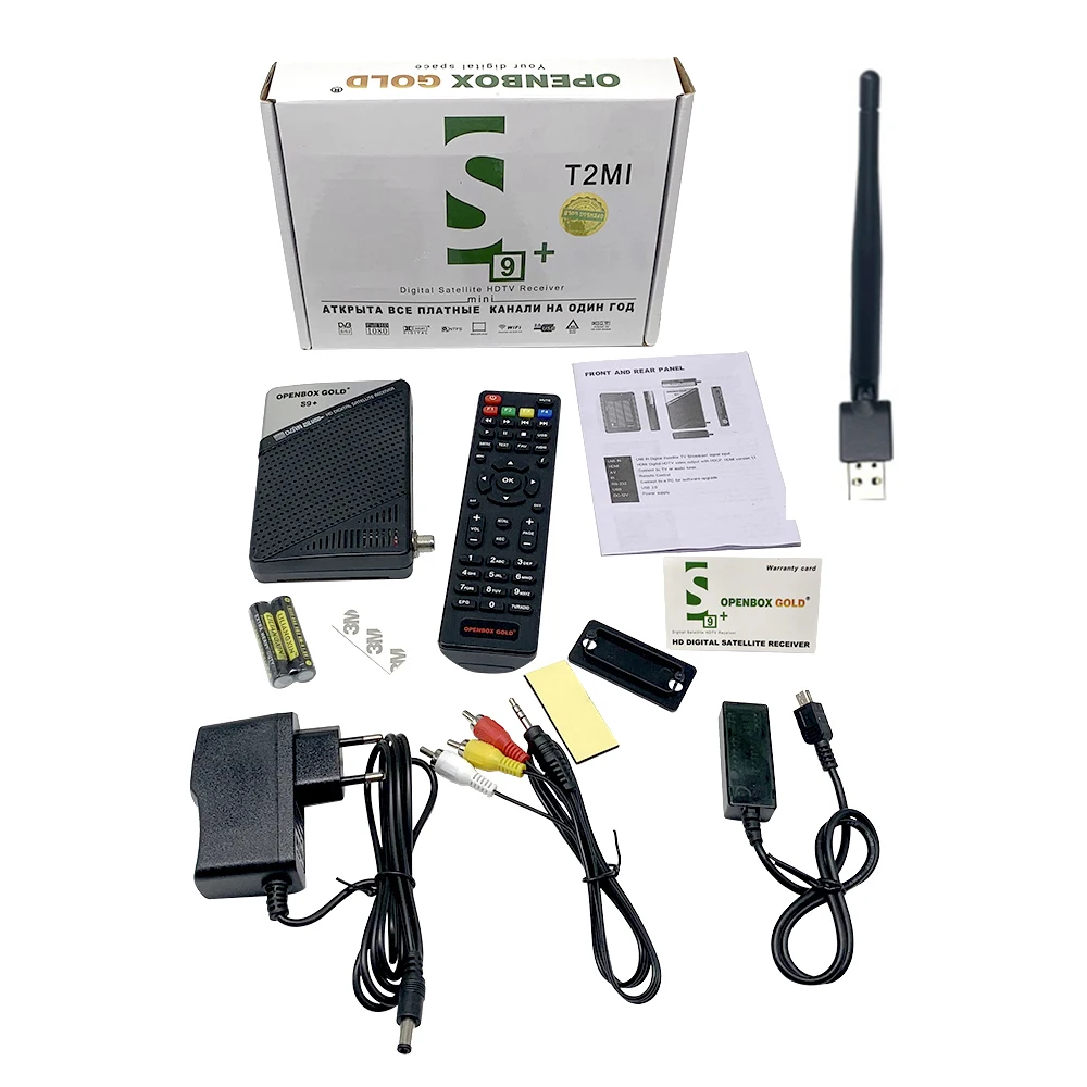 Приемник спутникового ТВ DVB S2 T2MI Wi-Fi пульт дистанционного управления DVB-S2 |